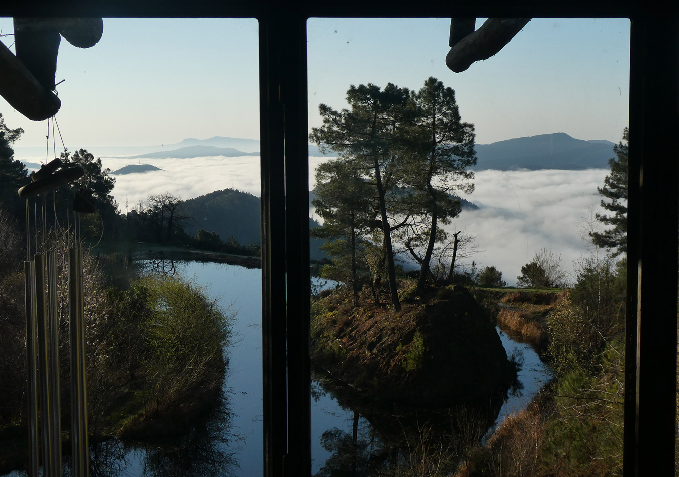 une cabane dans les cévennes comme lieu de confinement pour Michel Pena architecte paysagiste.
