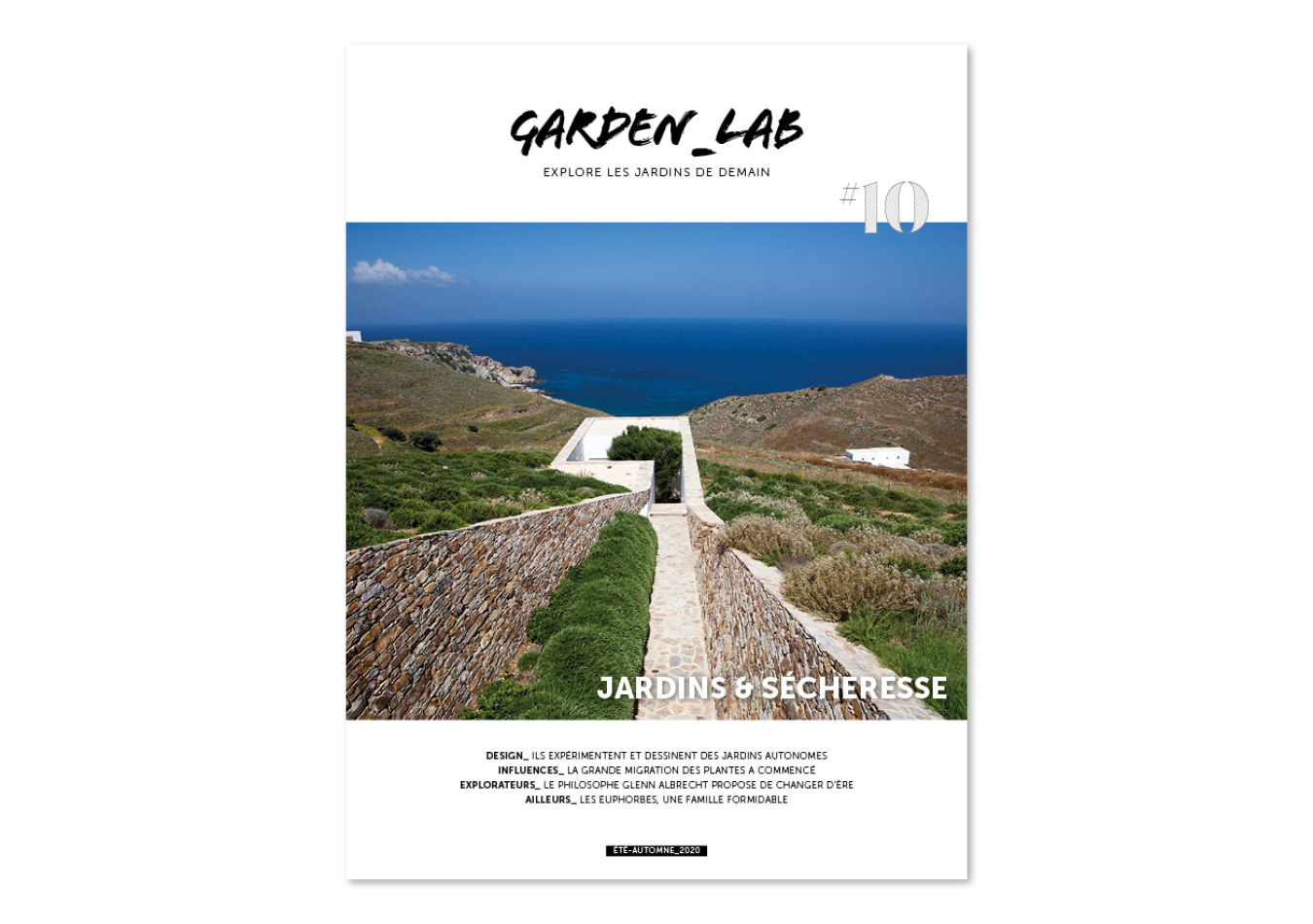 Sortie du n°10 de la revue Garden_Lab, Jardins & Sécheresse.