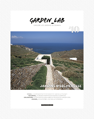 Couverture de la revue Garden_Lab n°10, Jardins & sécheresse.