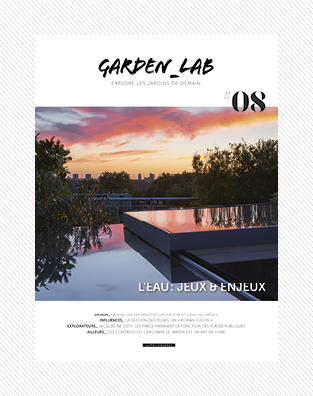 Couverture de la revue Garden_Lab n°8, Eau : Jeux et enjeux.