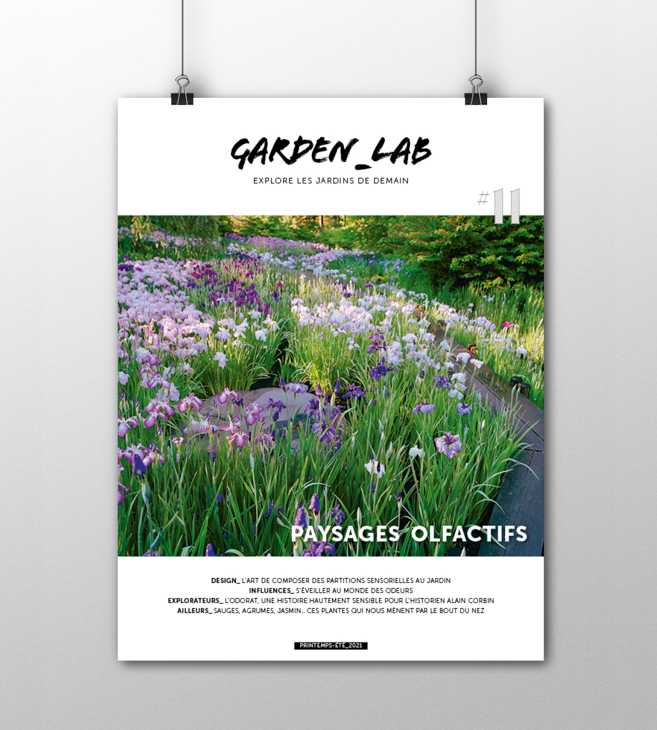 COUVERTURE MAGAZINE GARDEN_lab 11, Paysages Olfactifs