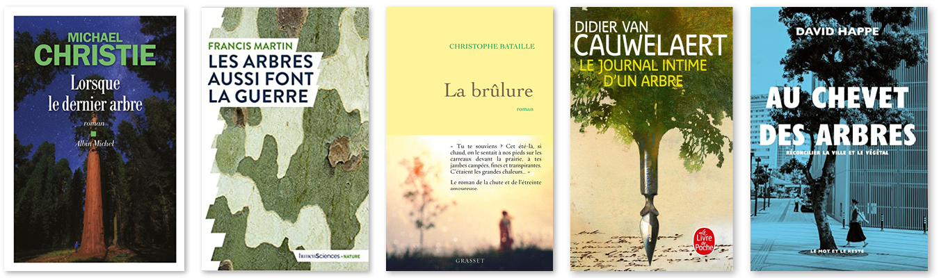Sélection de livres, sujet les arbres. Garden_Lab / garden_fab.fr