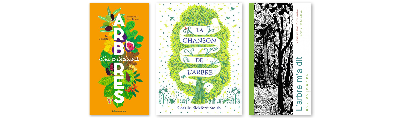 Sélection de livres, sujet les arbres. Garden_Lab / garden_fab.fr